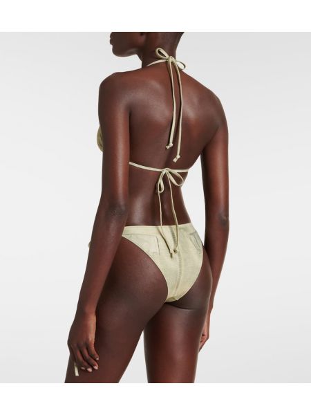 Bikini s printom Acne Studios zelena