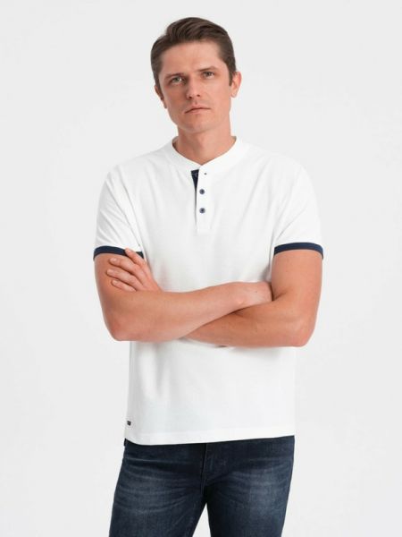 Poloshirt Ombre Clothing weiß