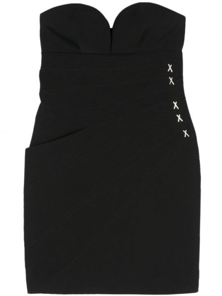Плисирана коктейлна рокля Genny черно