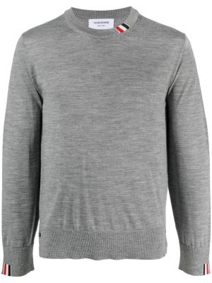 Vilnonis džemperis Thom Browne pilka