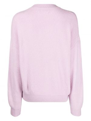 Sweter z okrągłym dekoltem :chocoolate fioletowy