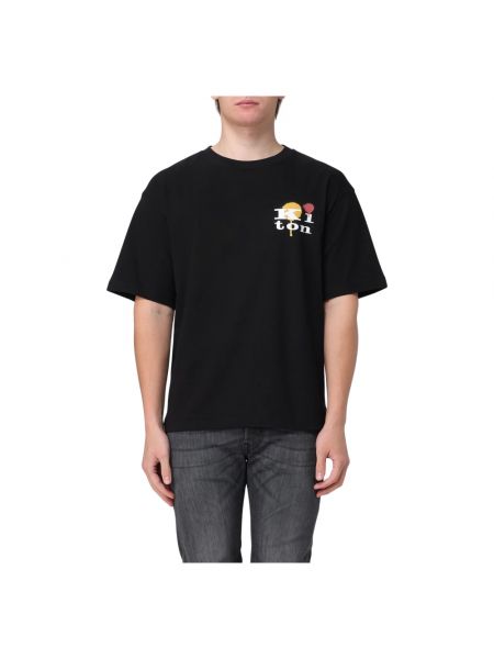 Casual t-shirt Kiton schwarz