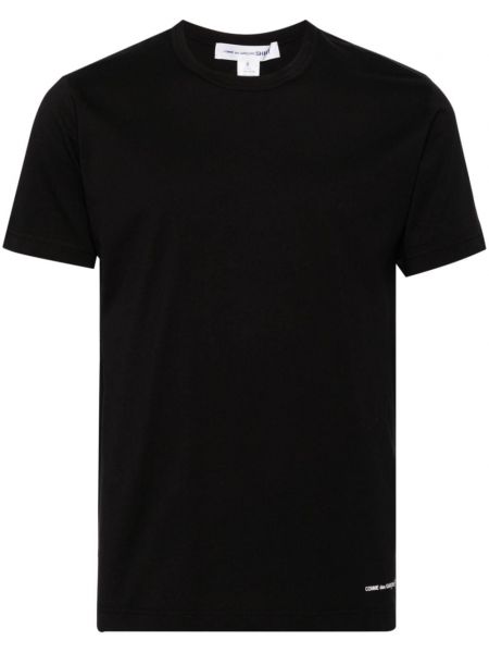 Βαμβακερή μπλούζα με σχέδιο Comme Des Garçons Shirt μαύρο