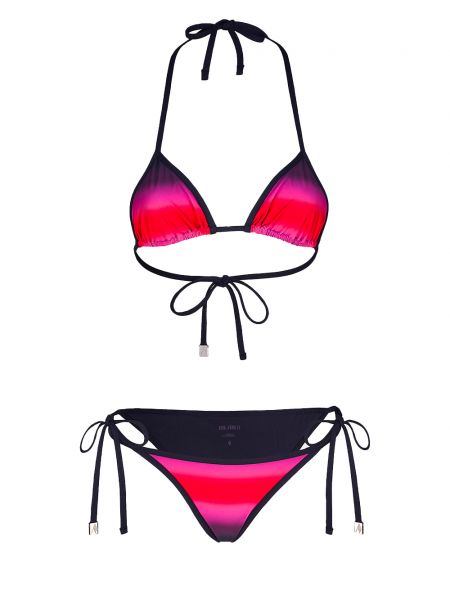 Bikini con stampa The Attico rosa