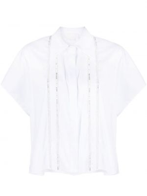 Dryžuota marškiniai Genny balta