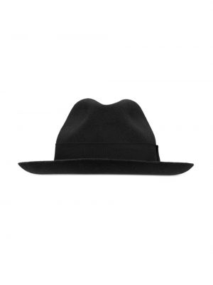 Vlněný klobouk Saint Laurent černý