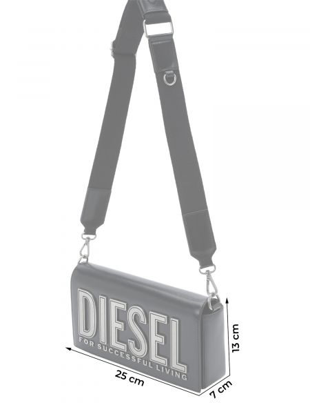 Bőr crossbody táska Diesel