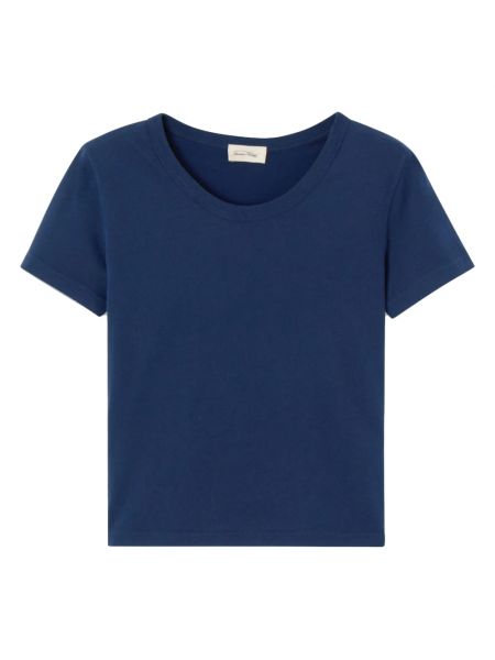 Koszulka z krótkim rękawem American Vintage niebieska