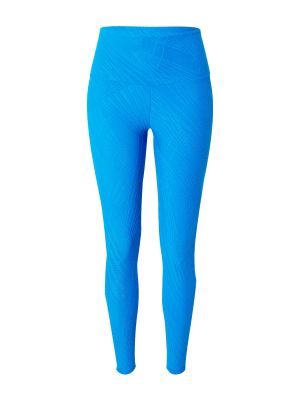Jednofarebné nylonové teplákové nohavice skinny fit Onzie - modrá