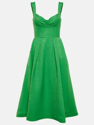 Plisované midi šaty Rebecca Vallance zelená