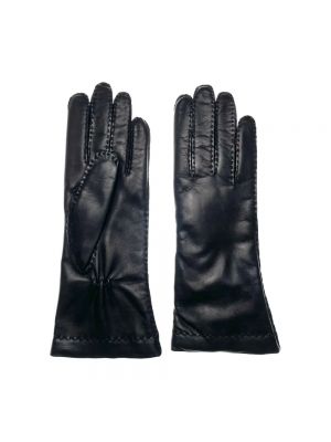 Rękawiczki skórzane Restelli Guanti czarne