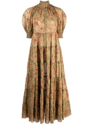 Maksi haljina s cvjetnim printom s printom Zimmermann