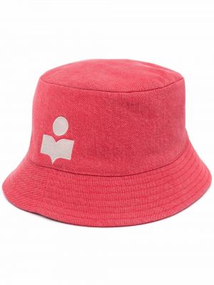 Sombrero con bordado Isabel Marant rojo