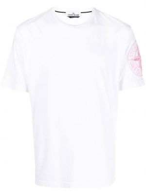 T-shirt Stone Island vit