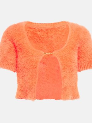 Pull en tricot Jacquemus orange