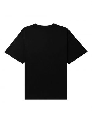 Raštuotas medvilninis marškinėliai Chocoolate juoda