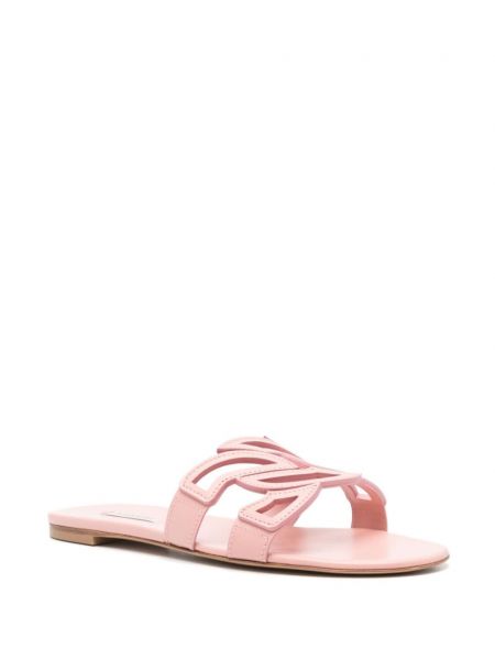Ilma kontsaga sandaalid Casadei roosa