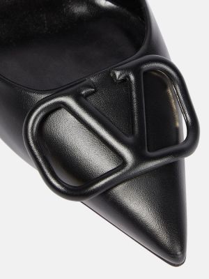 Pantofi cu toc din piele Valentino Garavani negru