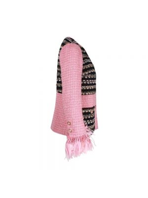 Sudadera de lana Chanel Vintage rosa