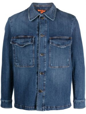 Jeansjacke mit geknöpfter Barena blau