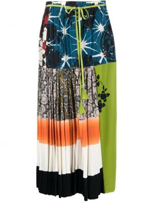 Hedvábné plisovaná sukně Jean Paul Gaultier Pre-owned