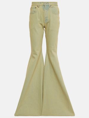 Zvonové džíny s vysokým pasem Vetements modré