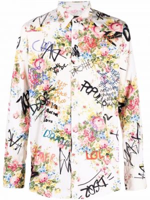 Trykt floral skjorte Dsquared2