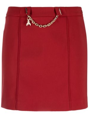 Krepové mini sukně Patrizia Pepe červené
