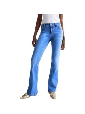 Niebieskie proste jeansy Liu Jo