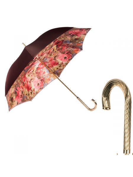 Бордовый зонт Pasotti