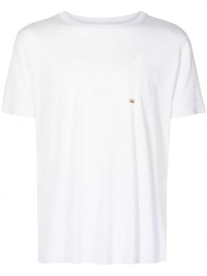 T-krekls ar apaļu kakla izgriezumu Osklen balts