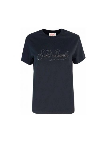 Jersey t-shirt mit kurzen ärmeln Mc2 Saint Barth blau