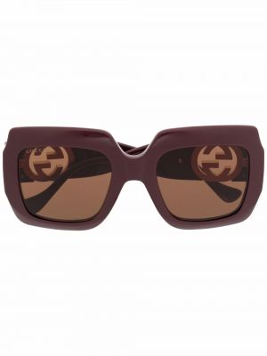 Overdimensjonert briller Gucci Eyewear rød