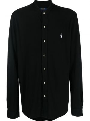 Ριγέ βαμβακερός pullover με κέντημα Polo Ralph Lauren
