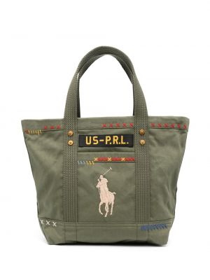 Shopper kabelka s výšivkou Polo Ralph Lauren