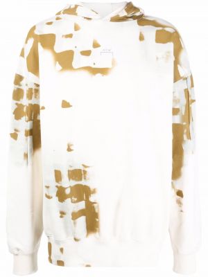 Hoodie con stampa A-cold-wall* bianco
