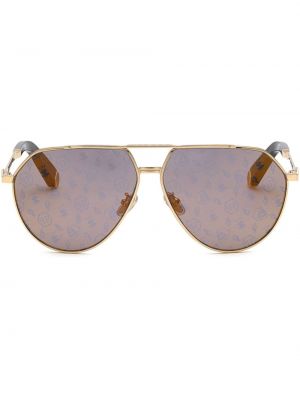 Okulary przeciwsłoneczne Philipp Plein złote