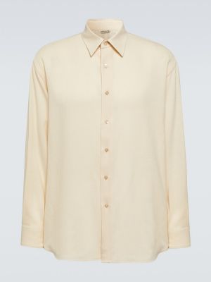 Vilnonė marškiniai Auralee balta