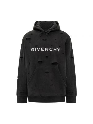 Bluza z kapturem oversize Givenchy czarna