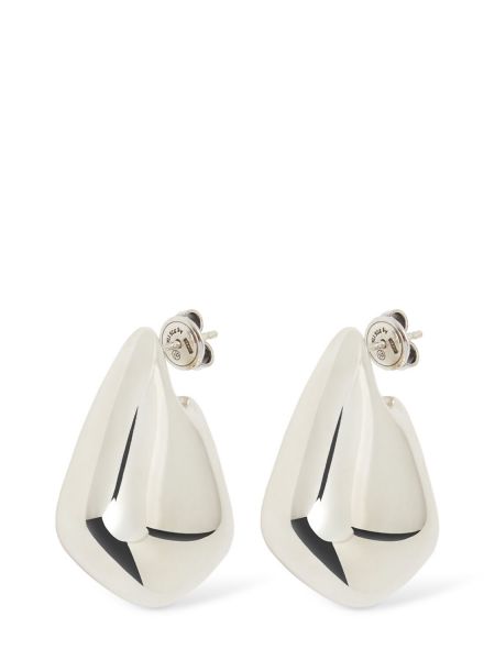 Ezüst fülbevalók Bottega Veneta