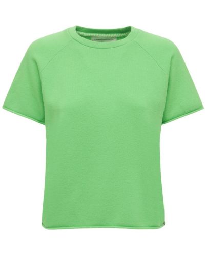 Kašmírový top Extreme Cashmere zelený