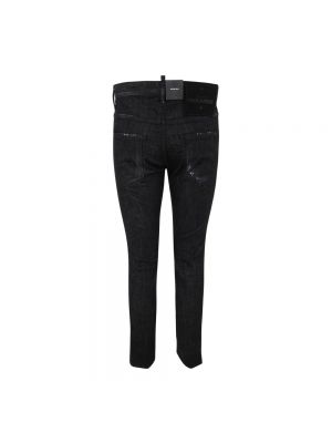 Slim fit skinny jeans Dsquared2 schwarz