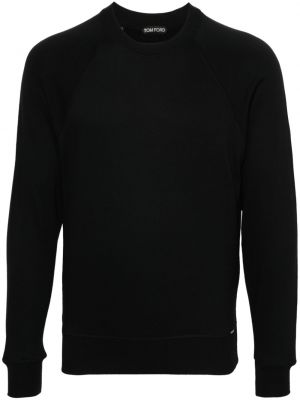 Džemperis ar apaļu kakla izgriezumu Tom Ford melns