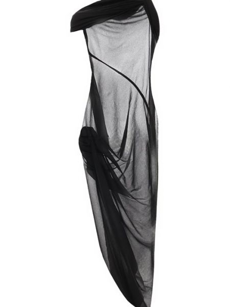Платье Rick Owens Lilies черное