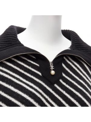 Sweter z kaszmiru Chanel Vintage czarny