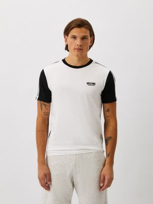 Белая футболка Moschino Underwear