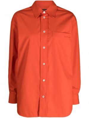 Košeľa s výšivkou s vreckami Meryll Rogge oranžová