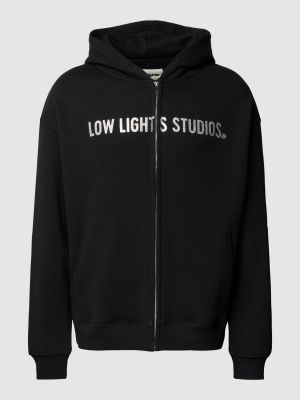 Bluza rozpinana z nadrukiem Low Lights Studios czarna