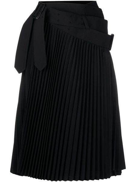 Falda plisada Junya Watanabe negro
