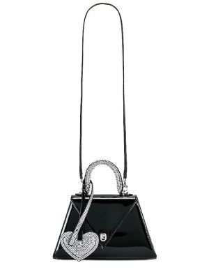 Bolso clutch de cristal Les Petits Joueurs negro